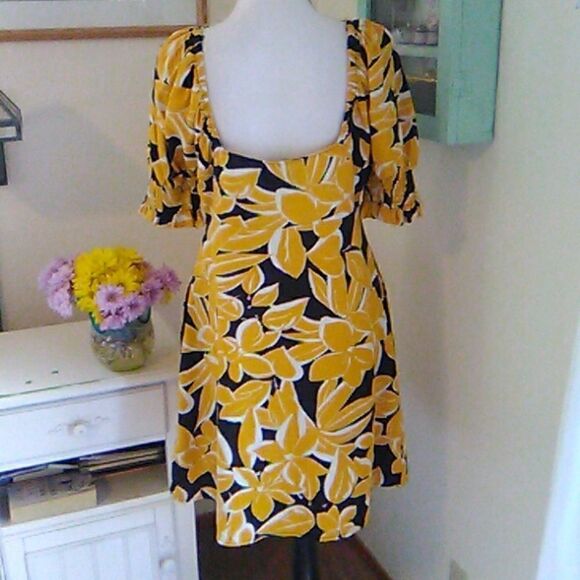 Who What Wear Linen Blend Dress - Picture 7 of 11